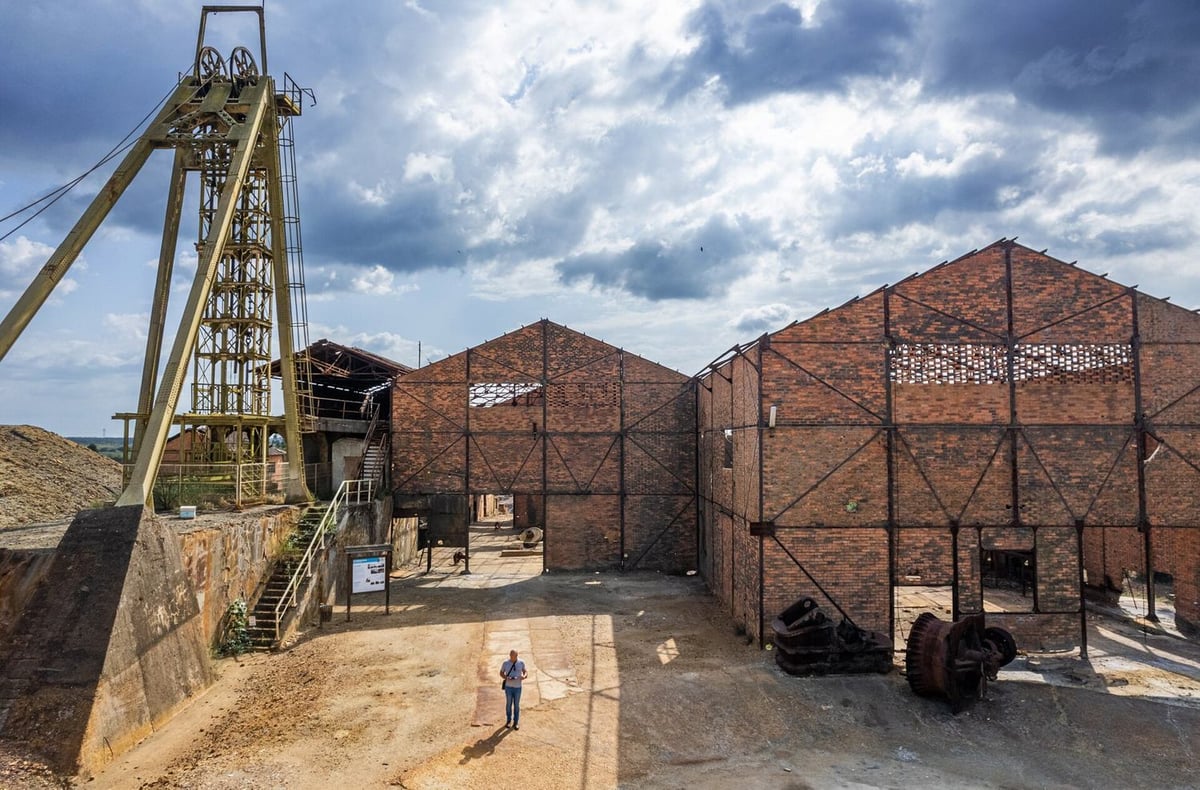 The Lousal mine, a former mining village in Grândola