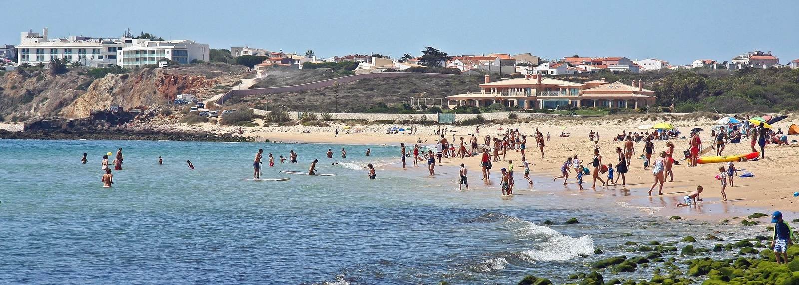 Praia do Martinhal, one of the first beaches after leaving Sagres