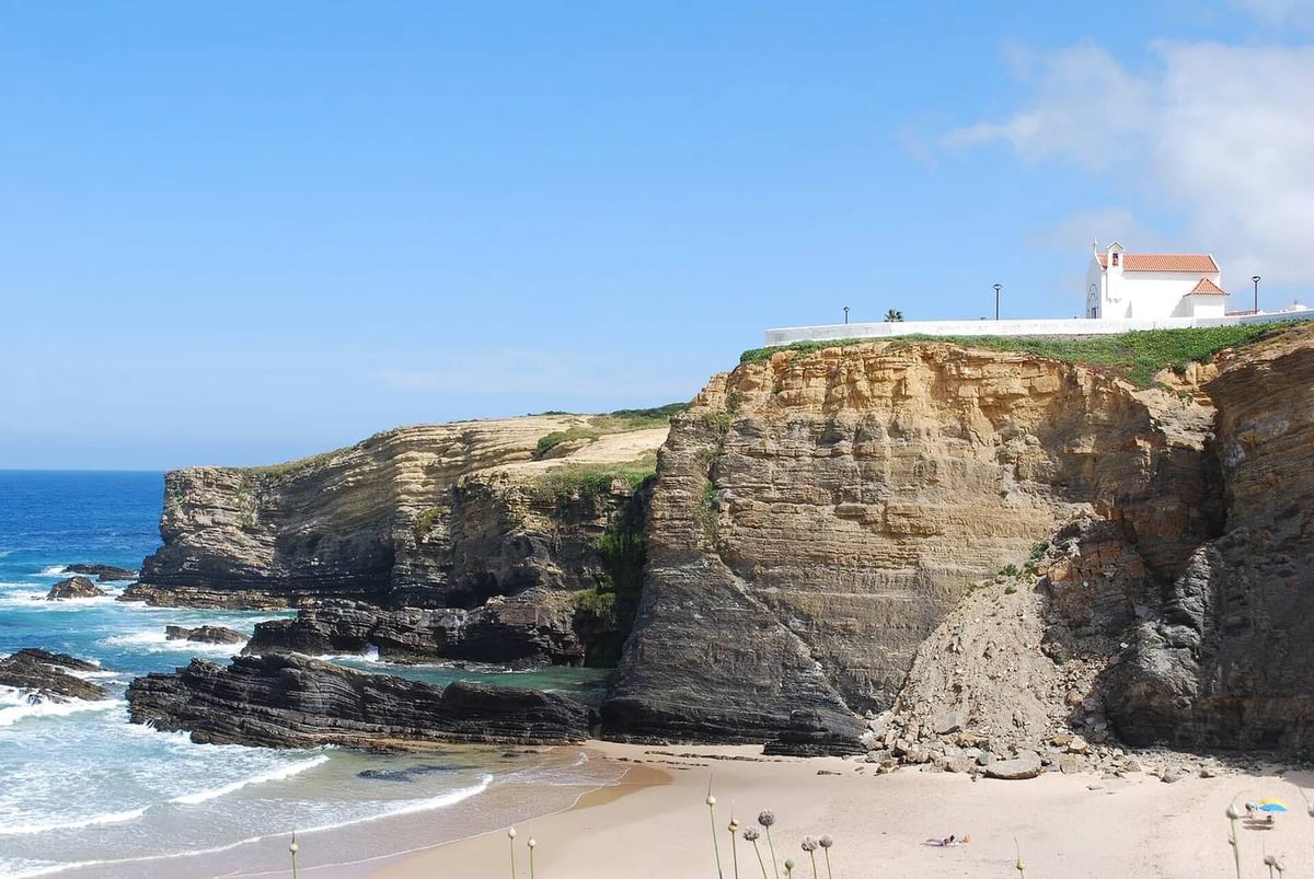 The cliffs and chapel of Zambujeira do Mar