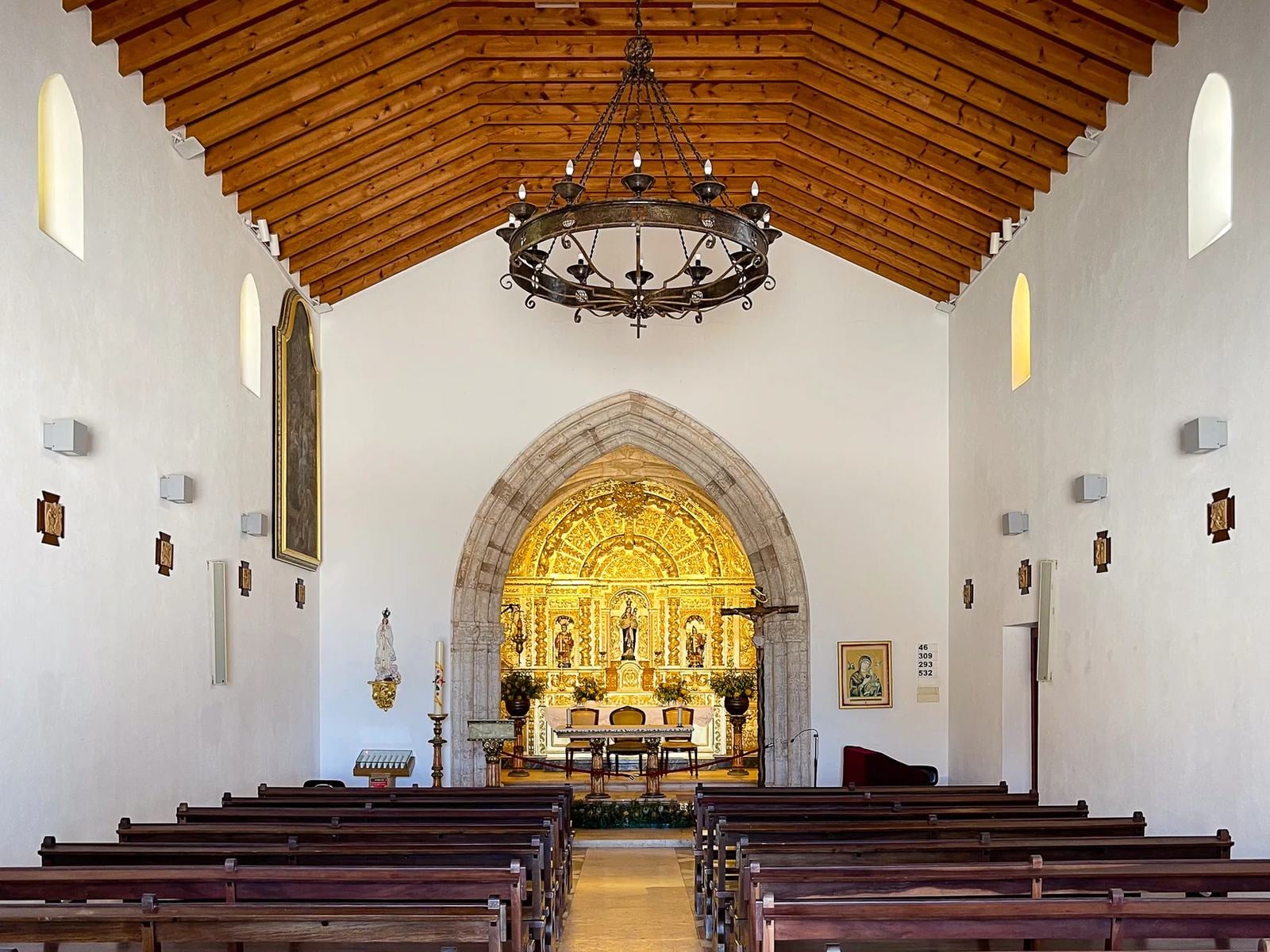 Interior of the Igreja de Nossa Senhora da Luz